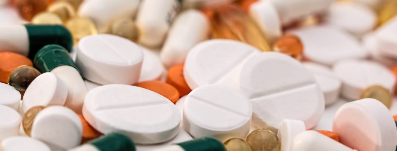 an assortment of pills