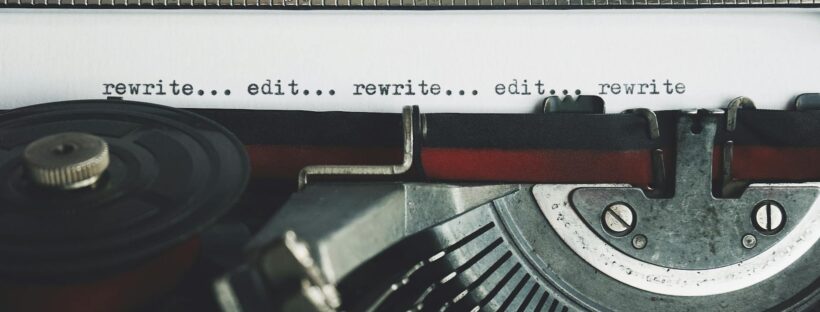 rewrite edit text on a typewriter